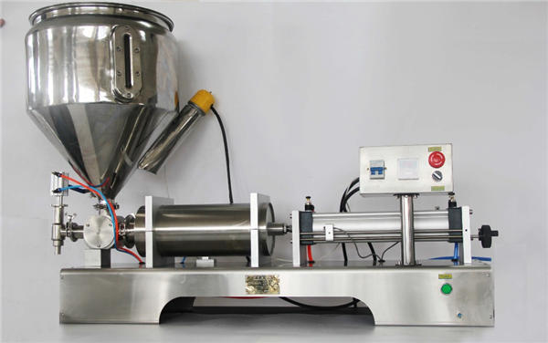 Sof pnevmatik yarim avtomatik meva murabbo to'ldirish mashinasi