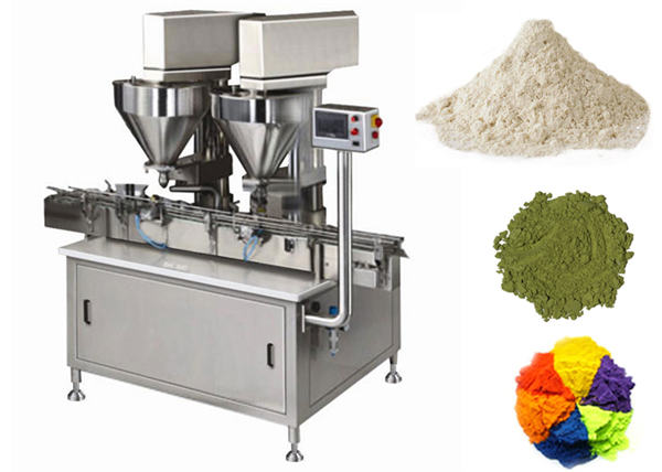 Avtomatik 2 boshli kukunni to'ldirish mashinasi