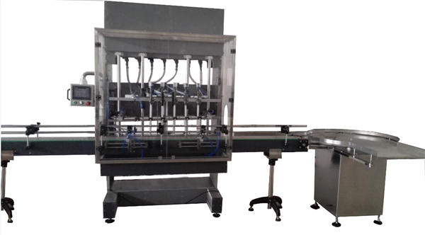 Avtomatik shisha oqartirishni to'ldirish mashinasi